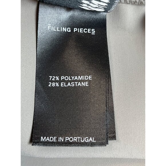 Filling Pieces Women's Grey Zip Up Hem Skinny Fit Jogger Pants Size L - Picture 12 of 13